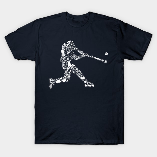 Baseball Player T-Shirt by hbwdesigns